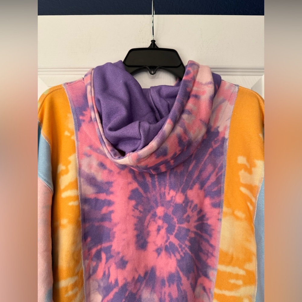 Pistola Kaleidoscope Hoodie Sweatshirt Women’s Purple Tie Dye Size Small & Large - Picture 8 of 12